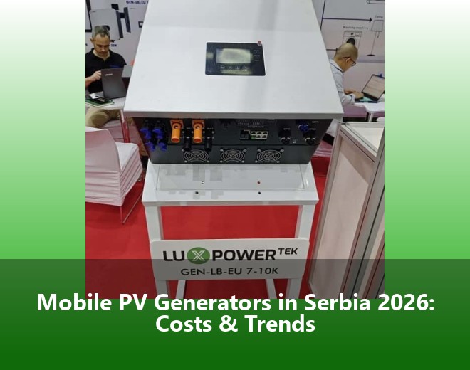 Mobile PV Generators in Serbia 2026: Costs & Trends